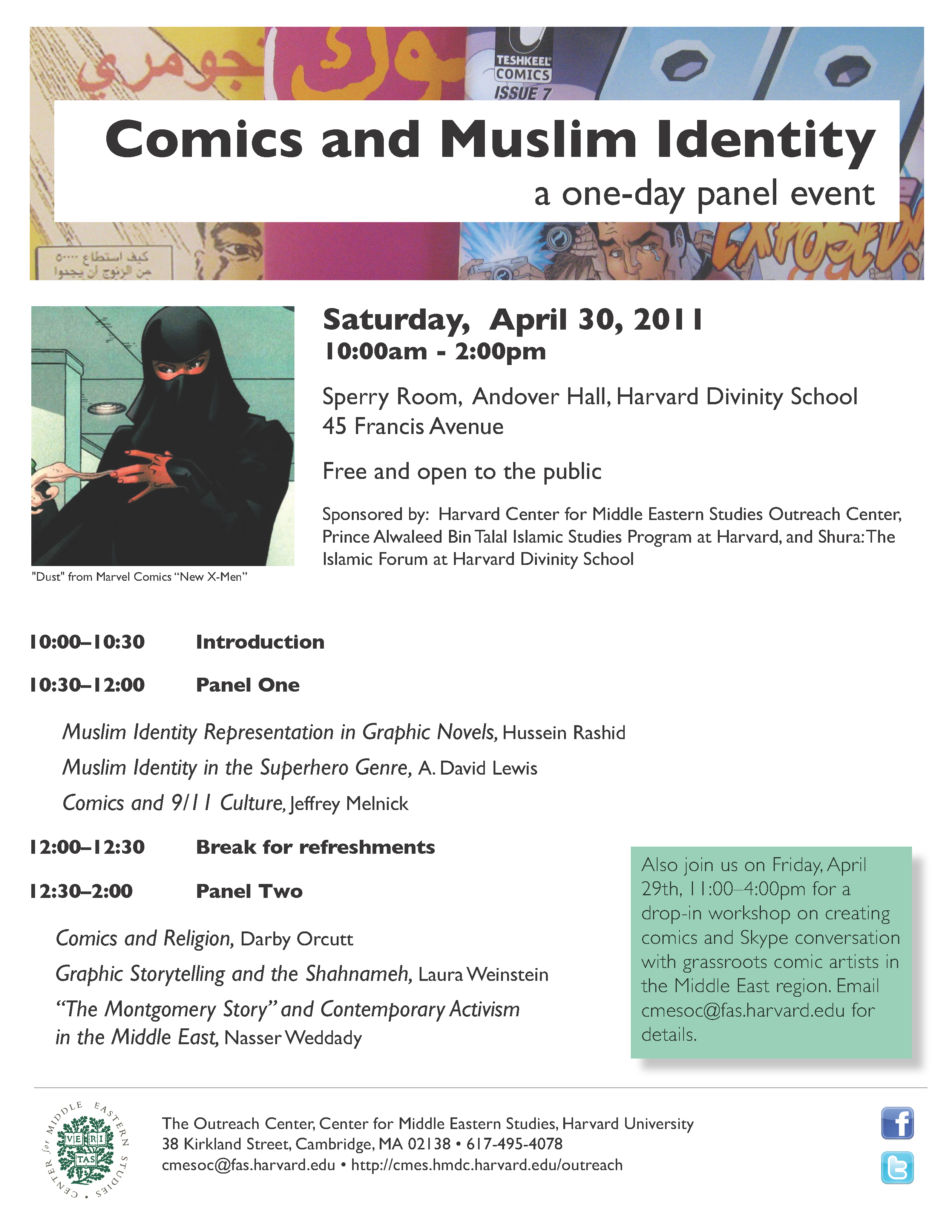 Comics and Muslim Identity at the Harvard University CMES